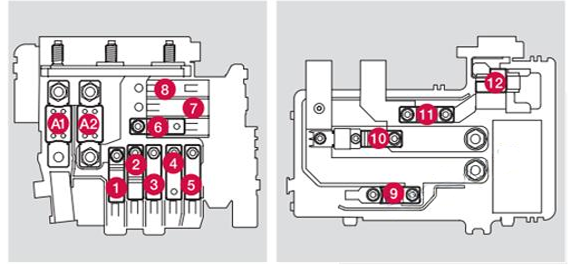 Engine compartment cold zone