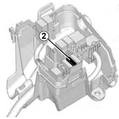 Engine compartment fuse box location 2