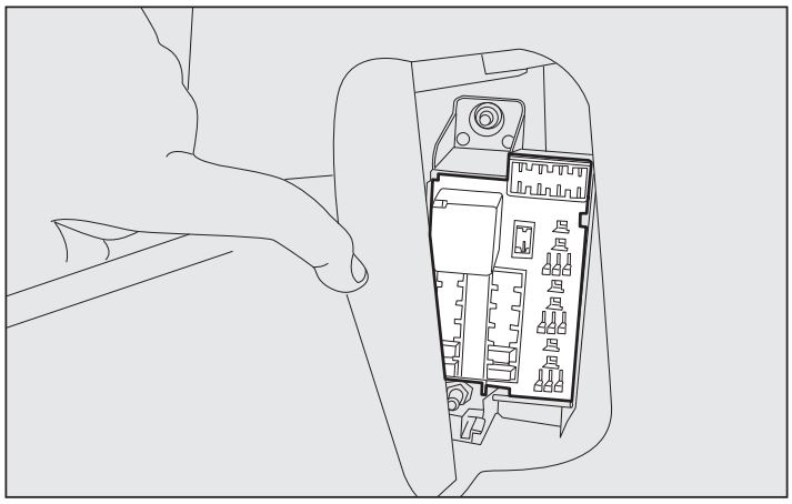 Fiat Punto EVO (2009 - 2012) Luggage Compartment Fuse Box Location