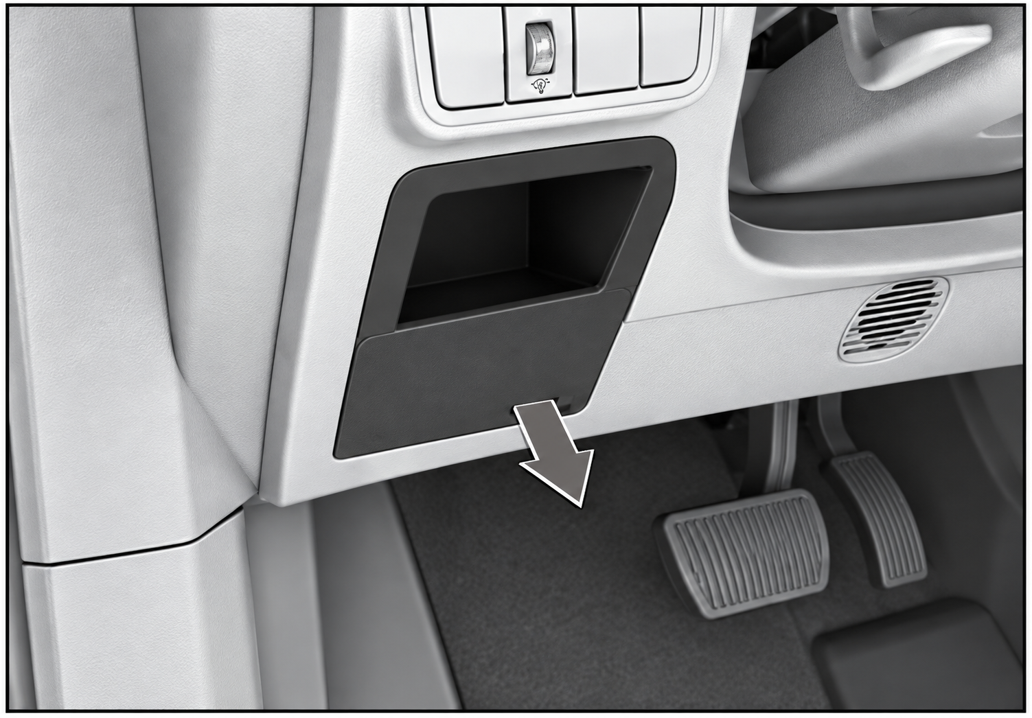 Haval H6 HEVPHEV (2021 - 2025) Passenger Compartment Fuse Box Location