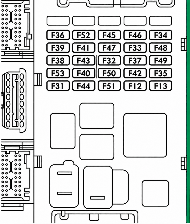 Passenger Compartment Fuse Box Diagrams (2006-2010) (2013 & 2014)