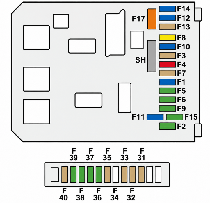 Passenger Compartment Fuse Box Diagrams