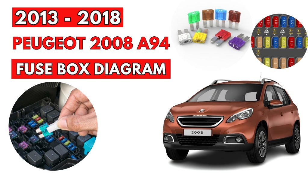 Peugeot 2008 A94 (2013 - 2018) Fuse Box Diagrams & Location