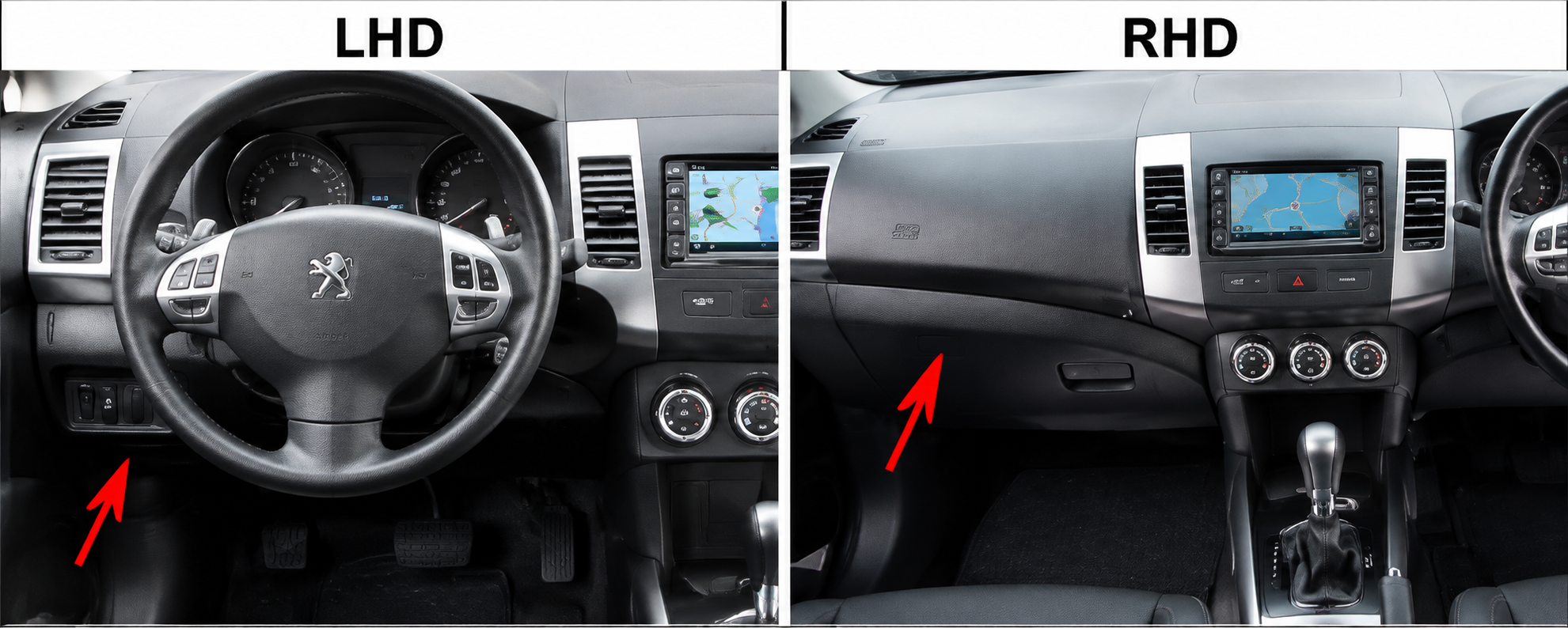 Peugeot 4007 (2007 - 2012) Passenger Compartment Fuse Box Locationn