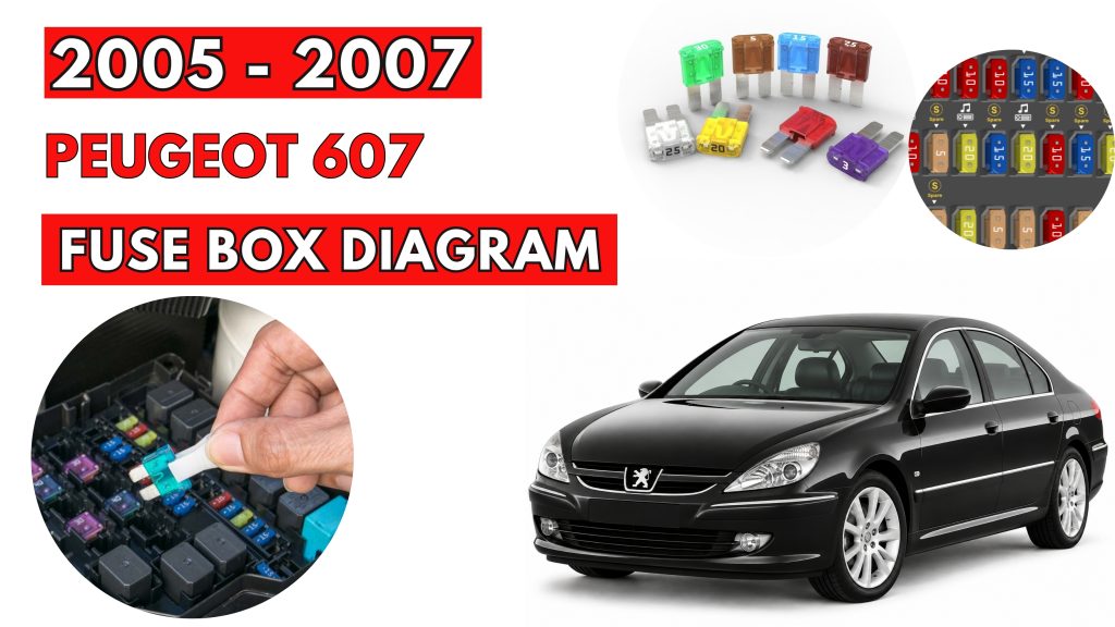 Peugeot 607 (2005 - 2007) Fuse Box Location & Diagrams