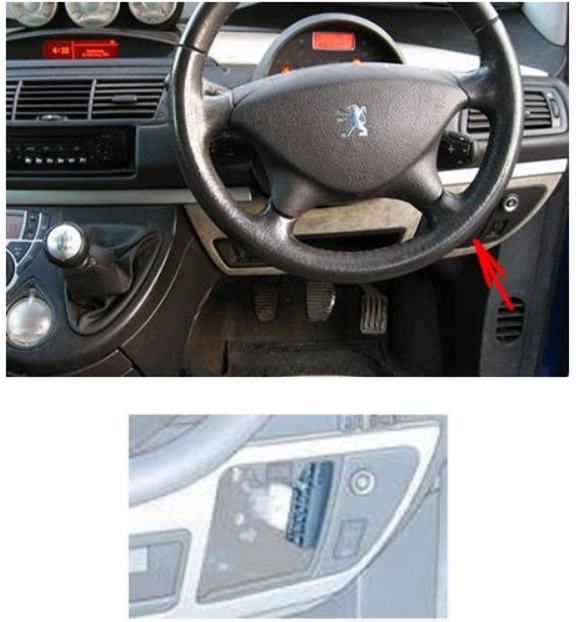 Right-hand drive vehicles Dashboard Fuse Box