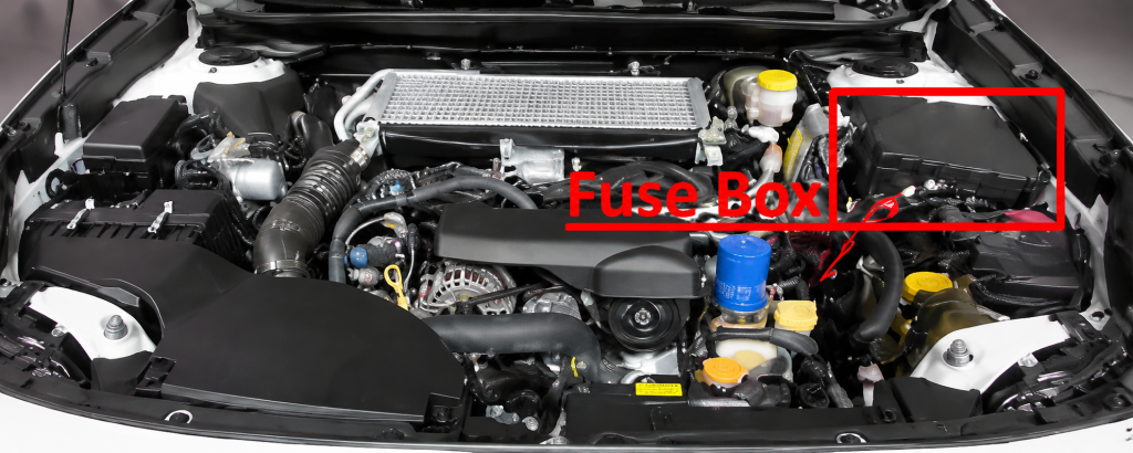 Subaru Outback (2020 - 2025) Engine Compartment Fuse Box Location