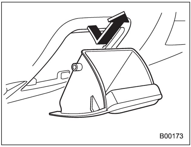 Subaru WRX (2002 - 2007) Passenger Compartment Fuse Box Location Fig 2