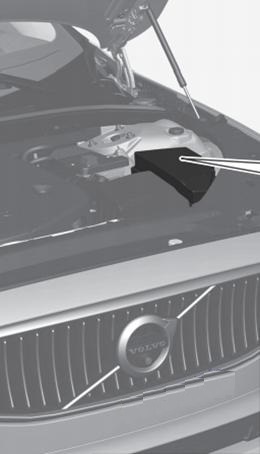 Volvo S90 (2017 - 2024) Engine Compartment Fuse Box Location