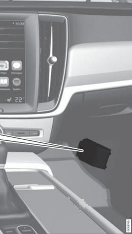 Volvo S90 (2017 - 2024) Passenger Compartment Fuse Box Location