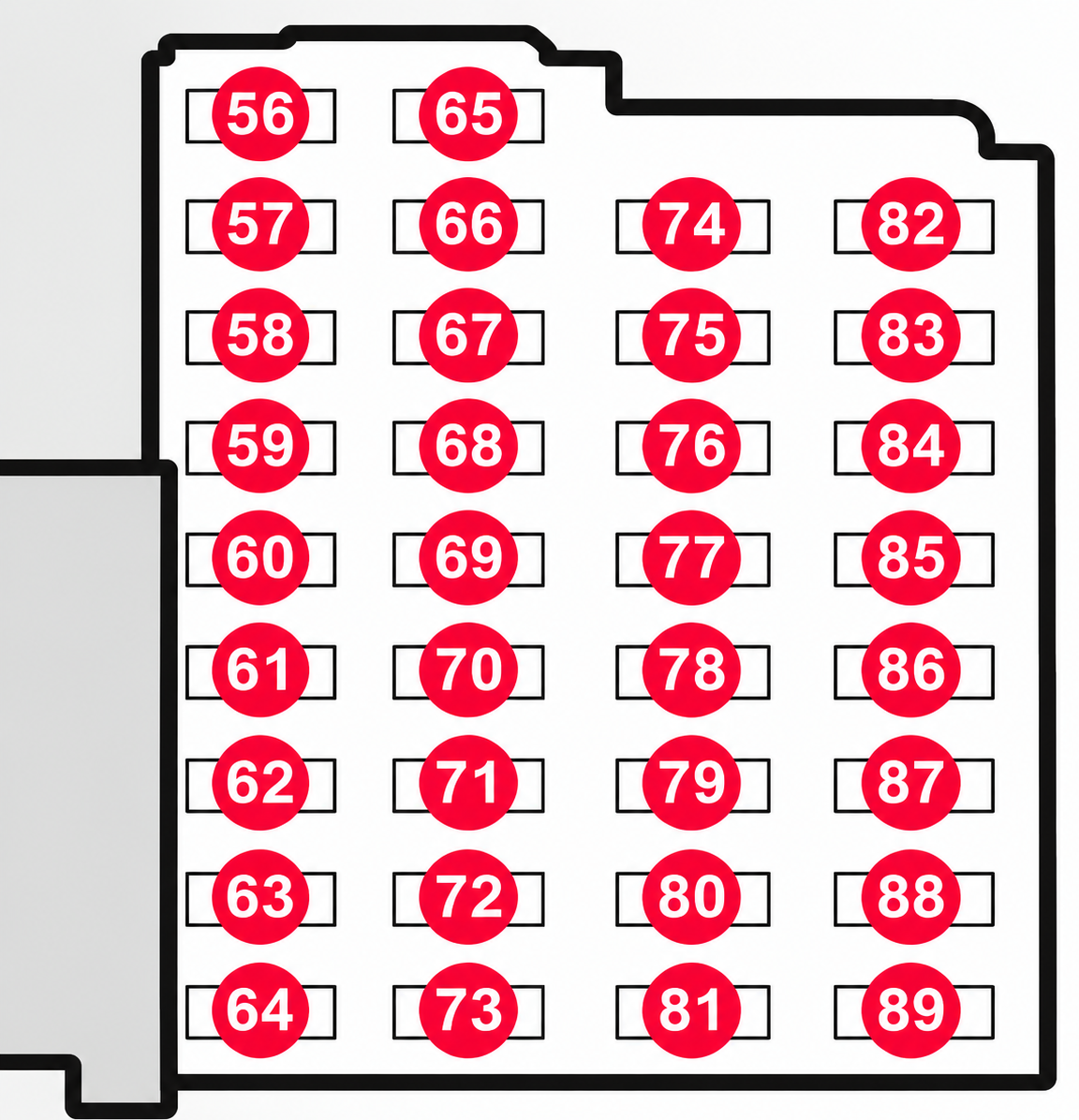 Volvo V40 (2013 - 2019) Passenger Compartment Fuse Box DiagramFig 1