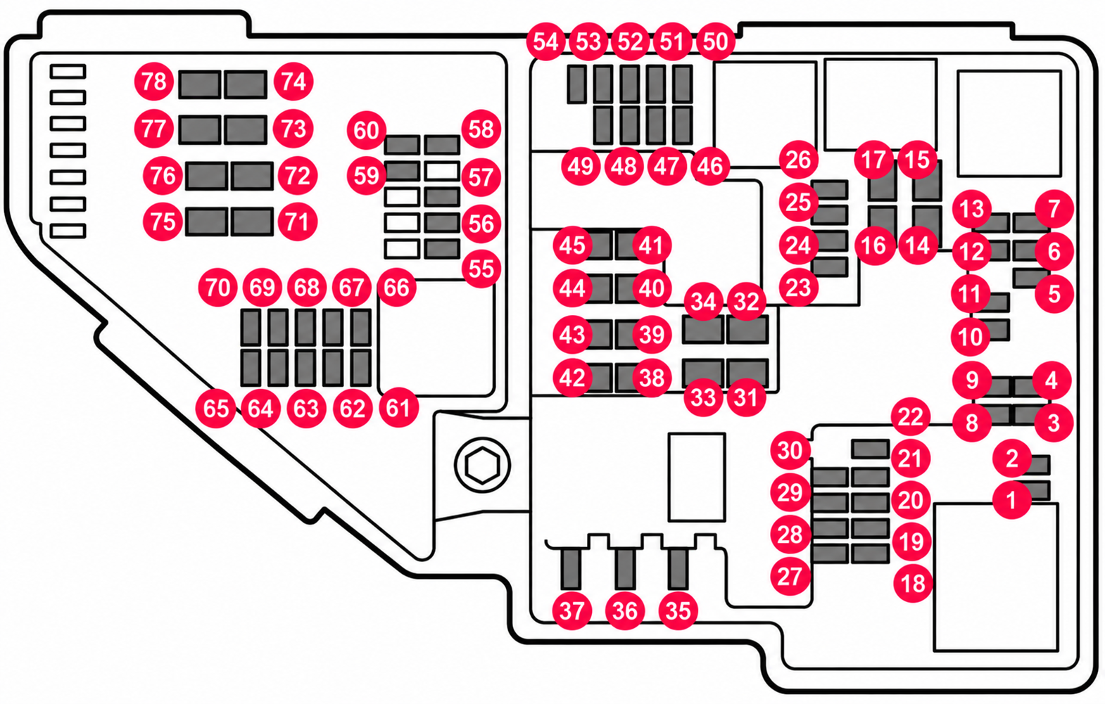 Volvo-V60-2019-2021-Engine-Compartment-Fuse-Box-Diagram-Twin-Enginefig