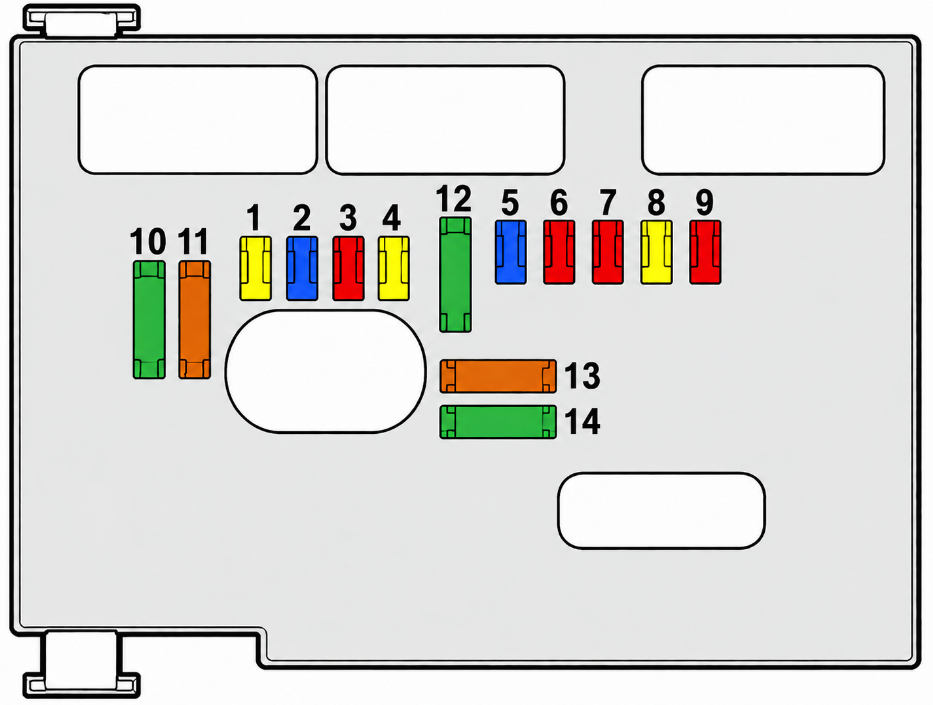 engine compartment (2005 & 2006)