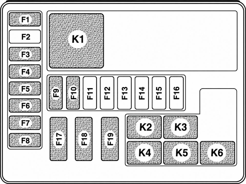 Engine Compartment Fuse Box Diagram