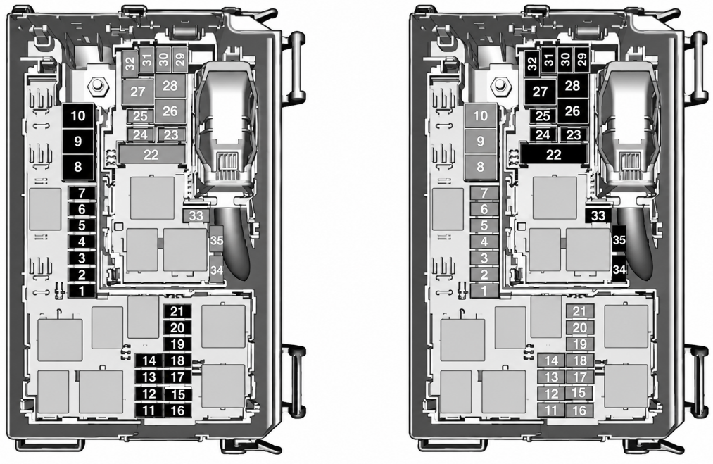 Engine Compartment Fuse Box Diagram