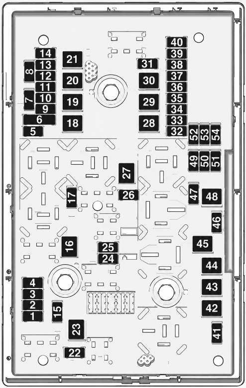 Engine Compartment Fuse Box Diagrams