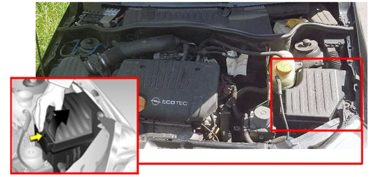 Engine Compartment Fuse Box Location