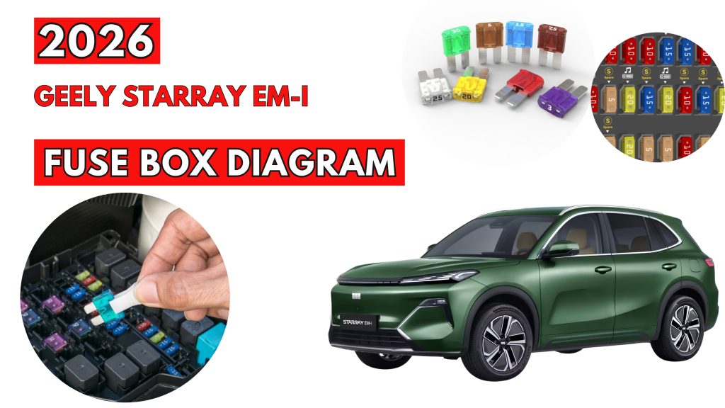 Geely STARRAY EM-i 2025 Fuse Box Location & Diagrams