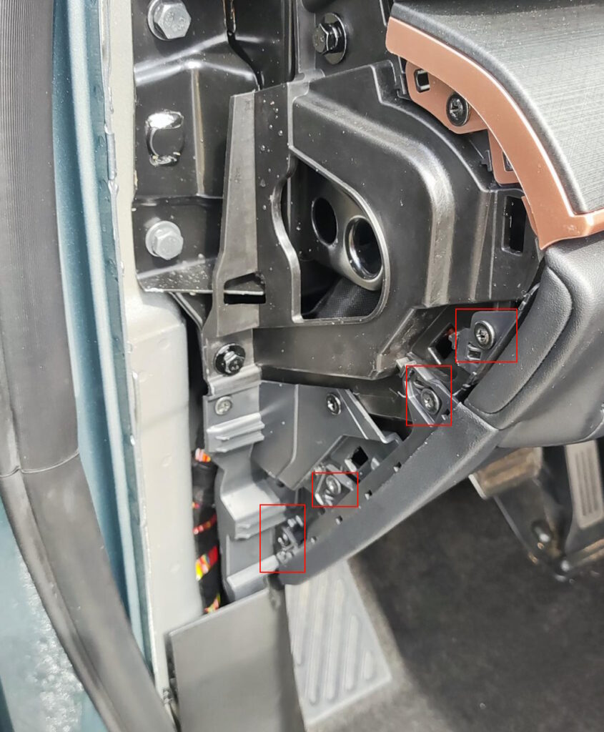 JAECOO J7 (2023 - 2026) passenger compartment location