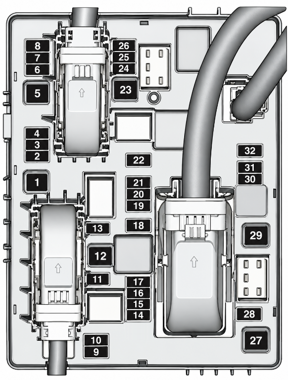Load Compartment Fuse Box Diagram